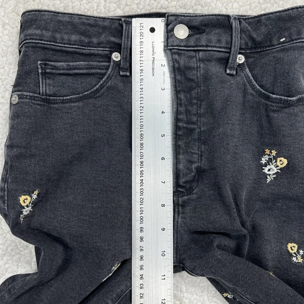 Abercrombie Jeans Women's 25x27 Floral Embroidered‎ High Rise Skinny Boho